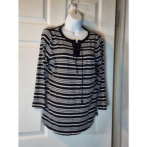 Black and white Striped Shirt 3 for 15